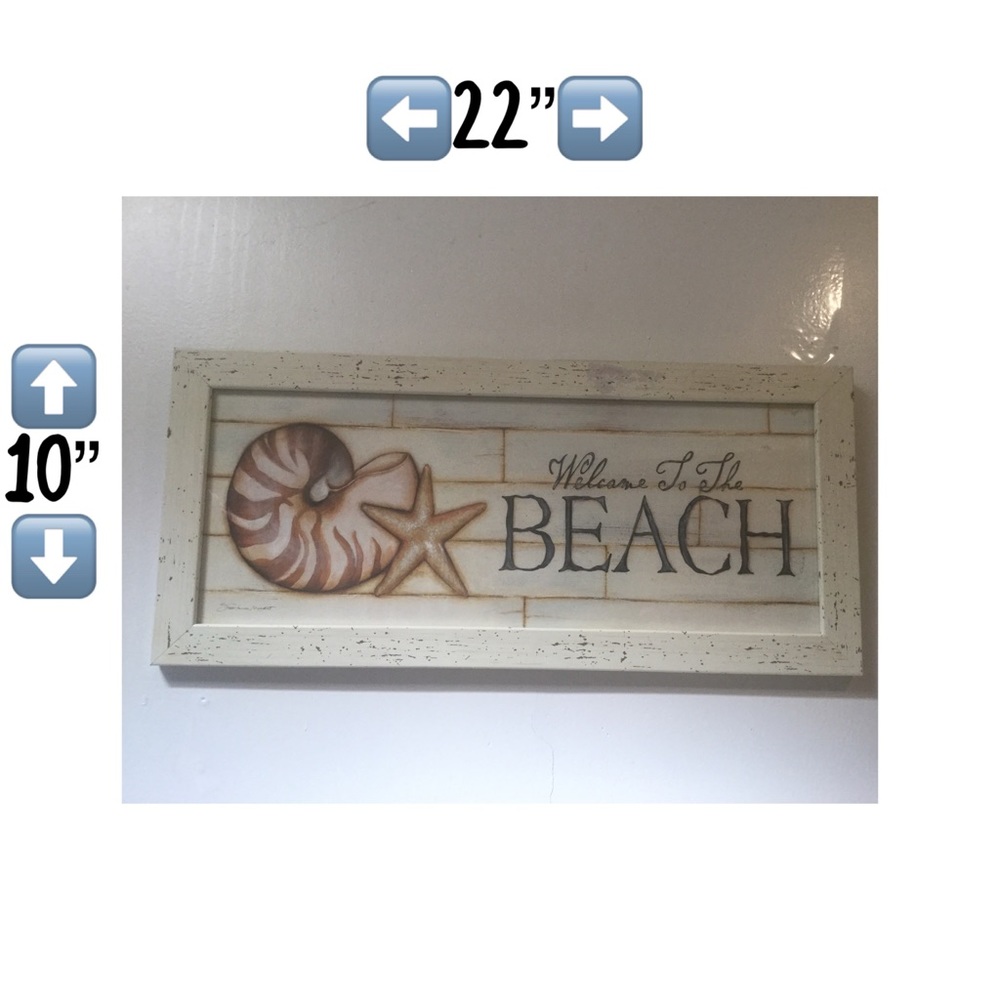 Pre-Loved Welcome To Beach Picture